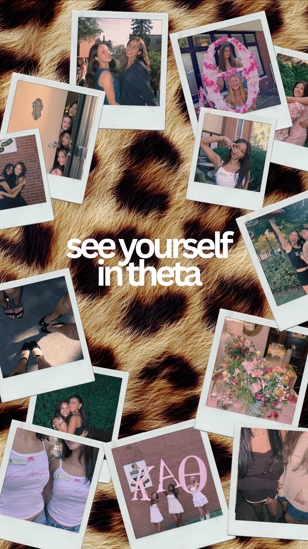 Kappa Alpha Theta — recruitment graphic