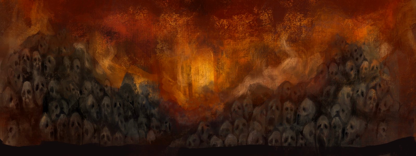 Painted landscape study